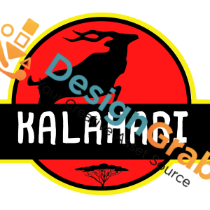 Kalahari Inspired Logo Design | DTF & Sublimation File