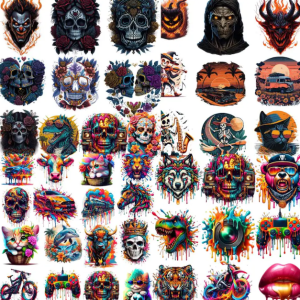 250 T-Shirt Design Mega Bundle: Print-on-Demand Graphics